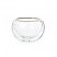 Bulles', set of 2 double wall glass tea bowls  12,5 cl