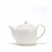 Théière porcelaine - SHIRO - 0,70 L filtre - BLANC
