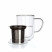 DOWNTOWN, MUG VERRE DOUBLE PAROI AVEC FILTRE INOX - DOWNTOWN