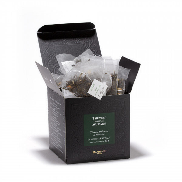 Thé vert au Jasmin, 25 sachets Cristal ®