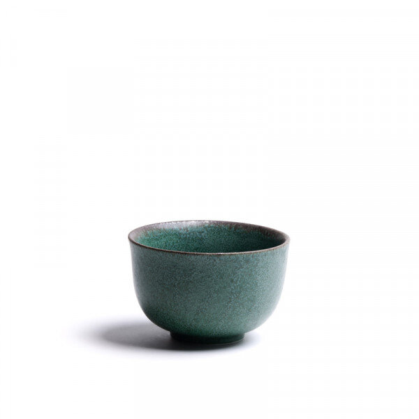 GURIN - green porcelain tea bowl GURIN - green porcelain tea bowl