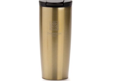 "NOMADE", MUG DE VOYAGE ISOTHERME, OR