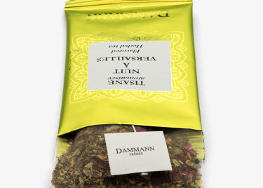 Herbal tea - Tisane Nuit à Versailles, box of 24 enveloped Cristal® sachets