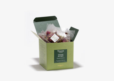 Herbal tea - Tisane du Roy, box of 25 Cristal® sachets