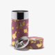 PINKU - pink and gold washi paper tea canister 150g