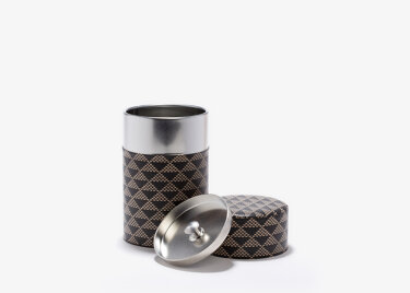 SANKAKKEI - BOÎTE À THÉ PAPIER WASHI Noir et blanc 100g