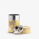 TAIYO - ivory and gold washi paper tea canister 100g