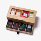 COFFRET 7/7 - coffret kraft 2 tiroirs craft, garni de 56 sachets