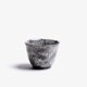 Rivage - Bol à thé gris, porcelaine craquelée