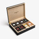 48 Crsital® tea bags in black wooden chest