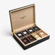 Coffret bois noir - 48 sachets Cristal® de thés