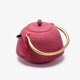 China cast iron teapot - Huashu 1,3 L - red