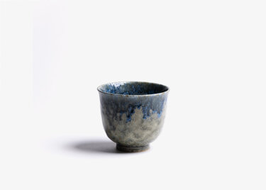 Embrun - Bol à thé du Japon 15cl - brun bleu